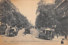 Paris IXe Perspective Du Boulevard Montmartre Vue Prise Carrefour Drouot -
																					75009 Paris 9e
																			