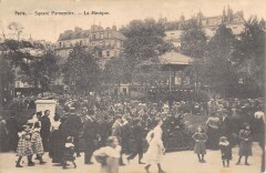 Carte postale ancienne Square Parmentier - La Musique
                                                                     à Paris 11e
                                