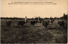 Coutumes et Courses de Taureaux a la Provence