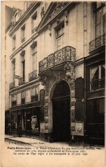 Paris Historique 4e Rue St. Louis en Ile. Hotel Cheniseau