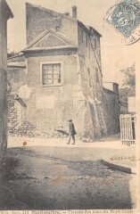 Montmartre - Un coin des rues du Mont-Cenis et Saint-Vincent à Paris 18e