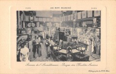 Paris Au Bon Marche Annexe Ameublement Rayon Des Meubles Anciens