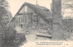 Carte postale ancienne Montmartre - La Maison de Henri IV - Rue Saint-Vincent
                                                                     à Paris 18e
                                