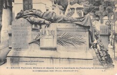 Montmartre - Tombeaux Historiques - Alphonse Baudin à Paris 18e