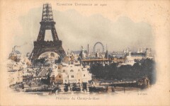 Paris Exposition Universelle 1900 Panorama Du Champ De Mars