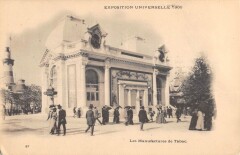 Paris Exposition Universelle 1900 Les Manufactures De Tabac à Paris