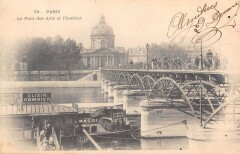 Paris Le Pont Des Arts Et L'Institut