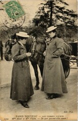 Paris Nouveau Nos Jolies cocheres. Mmes Moser et Mme Vilain