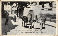 Paris Petits Metiers Le Marchand de lait d'anesse