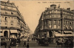 Paris 2e Rue du 4 Septembre à Paris 2e