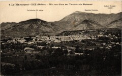 Le Martouret-Die - Die.vue d'une des Terrasses du Martouret -
													26 Drôme
												