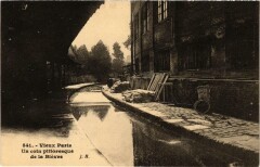 Carte postale ancienne Paris (13e) Un coin pittoresque de la Bievre.
                                                                     à Paris 13e
                                
