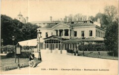 Paris 8e Restaurant Ledoyen. Champs-Elysees à Paris 8e