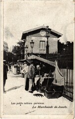 Carte postale ancienne Les petits métiers parisiens - La Marchande de Jouets
                                                                     à Paris 19e
                                