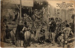 Paris 6e Siege de Paris Commune 1871 Marche Saint-Germain dog meat à Paris 6e