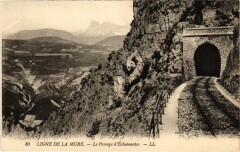 Ligne de La Mure Le Passage d'Echalanches -
													04 Alpes de Hautes Provence
												