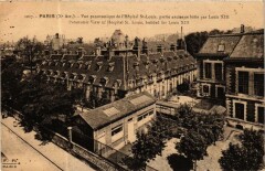 Paris 10e vue panoramique de l'hopital Saint-Louis F. Fleury à Paris 10e