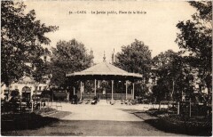 Caen Le Jardin Public - Place de la Mairie