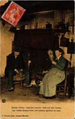 Soirees d'hiver, interieur Landais France -
													40 Landes
												