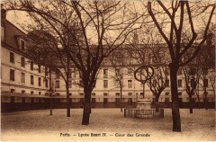 Paris Lycee Henri Iv Cour des Grands