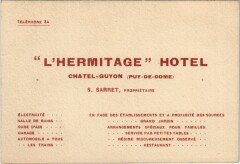 Chatel Guyon l'Hermitage Hotel
