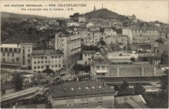 Chatel Guyon vue d'ensemble vers le Calvaire