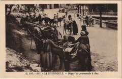 La Bourboule depart de promenade a Ane à La Bourboule