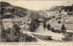 La Bourboule Le Quartier Bas et le Pont Montel à La Bourboule