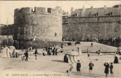 St Malo Grande Plage et l'Eventail