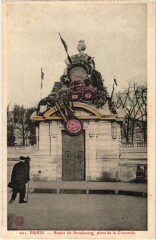 Paris 1e Statue de Strasbourg Place de la Concorde à Paris 1er