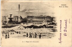 Paris 1e Plage de la Concorde à Paris 1er