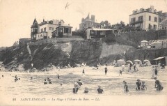 Saint Enogat La Plage A L'Heure Du Bain
