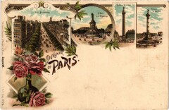 Souvenir de Paris Litho