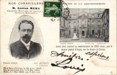 Paris 9e Le Mairie et Conseiller M. gaston Mery -
																					75009 Paris 9e
																			