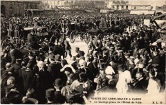 Paris Visite Lord-Maire Le Cortege