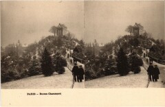 Carte postale ancienne Buttes Chaumont
                                                                     à Paris 19e
                                