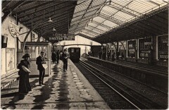 Carte postale ancienne Chemin de Fer Métropolitain - Ligne n° 2 Sud Etoile-Italie - Gare de Suffren
                                                                     à Paris 15e
                                