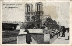 Carte postale ancienne Paris Petits Metiers Le Bouquiniste
                                                                     à Paris 5e
                                