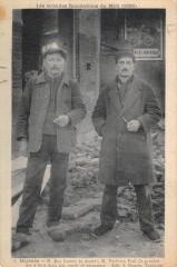 Reynies Inondations Mr Gaston Rey Et Poidevin Paul -
													82 Tarn et Garonne
												