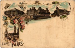 Souvenir de Paris Litho