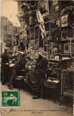 Carte postale ancienne Vieux Montmartre - Premier Ministre de la Mort (Bric-à-Brac)
                                                                     à Paris 18e
                                