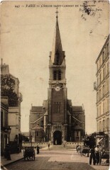 Carte postale ancienne L'Eglise Saint-Lambert de Vaugirard
                                                                     à Paris 15e
                                