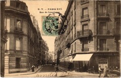 Carte postale ancienne Rue de Lauriston
                                                                     à Paris 16e
                                