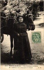 Paris Les femmes cocher Mme Veron Transport