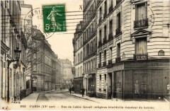 Carte postale ancienne Rue de l'abbé Groult
                                                                     à Paris 15e
                                