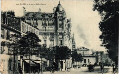 Carte postale ancienne Avenue Felix Faure
                                                                     à Paris 15e
                                