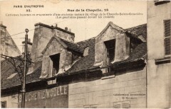 Carte postale ancienne Rue de la Chapelle, 28
                                                                     à Paris 18e
                                