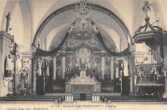 Chaux Les Passavant L'Eglise (cliché rare à Passavant