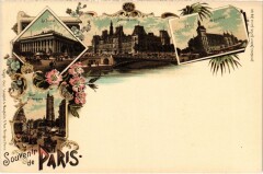 Souvenir de Paris Litho