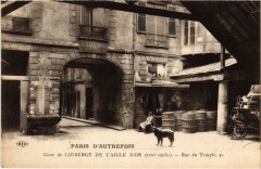 Paris 4e 41, Rue du temple Auberge de l'Aigle d'Or à Paris 4e